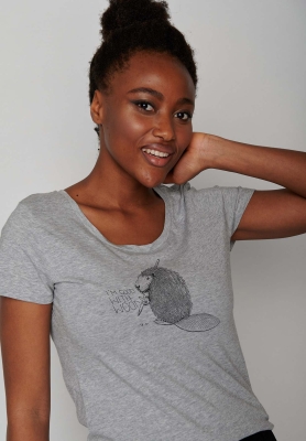 Animal Cheeky Beaver - heather grey